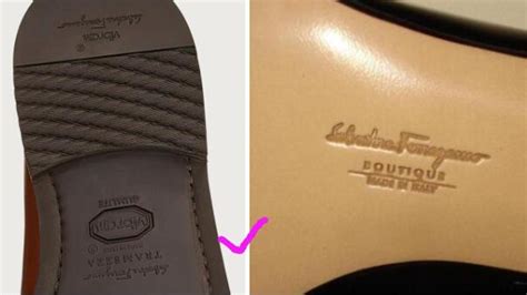 fake ferragamo vs real shoes|how to spot ferragamo shoes.